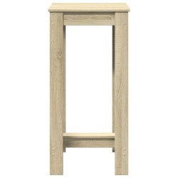 Table de bar chêne sonoma 51x50x103,5 cm bois d'ingénierie 581365581365