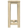 Table de bar chêne sonoma 51x50x103,5 cm bois d'ingénierie 581365581365