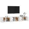 Meubles TV muraux 3 pcs blanc 80x34,5x40 cm 581366581366