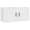 Meubles TV muraux 3 pcs blanc 80x34,5x40 cm 581366581366