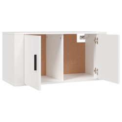 Meubles TV muraux 3 pcs blanc 80x34,5x40 cm 581366581366