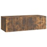Meuble TV mural Chêne fumé 98 x 41 x 30 cm Bois d'ingénierie 581367581367