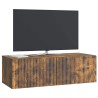 Meuble TV mural Chêne fumé 98 x 41 x 30 cm Bois d'ingénierie 581367581367