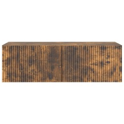 Meuble TV mural Chêne fumé 98 x 41 x 30 cm Bois d'ingénierie 581367581367