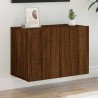 Meuble TV mural chêne marron 60x30x41 cm 581368581368
