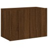 Meuble TV mural chêne marron 60x30x41 cm 581368581368