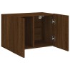 Meuble TV mural chêne marron 60x30x41 cm 581368581368