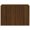 Meuble TV mural chêne marron 60x30x41 cm 581368581368
