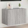 Meuble TV mural avec lumières LED sonoma gris 60x35x41 cm 581370581370