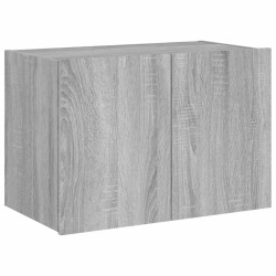 Meuble TV mural avec lumières LED sonoma gris 60x35x41 cm 581370581370