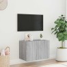 Meuble TV mural avec lumières LED sonoma gris 60x35x41 cm 581370581370