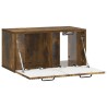 Meuble TV mural Chêne fumé 59,5 x 31 x 30 cm Bois d'ingénierie 581373581373
