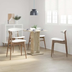 Table de bistro Chêne sonoma 60x60x75 cm Bois d'ingénierie 581374581374