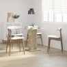 Table de bistro Chêne sonoma 60x60x75 cm Bois d'ingénierie 581374581374