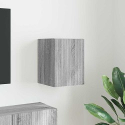Meuble TV mural Gris Sonoma 30 x 31 x 40 cm Bois d'ingénierie 581376581376