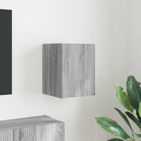Meuble TV mural Gris Sonoma 30 x 31 x 40 cm Bois d'ingénierie 581376581376