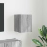 Meuble TV mural Gris Sonoma 30 x 31 x 40 cm Bois d'ingénierie 581376581376
