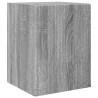 Meuble TV mural Gris Sonoma 30 x 31 x 40 cm Bois d'ingénierie 581376581376
