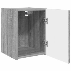 Meuble TV mural Gris Sonoma 30 x 31 x 40 cm Bois d'ingénierie 581376581376