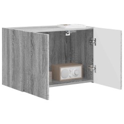 Meuble TV mural Gris Sonoma 59,5 x 31 x 40 cm Bois d'ingénierie 581377581377