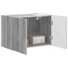 Meuble TV mural Gris Sonoma 59,5 x 31 x 40 cm Bois d'ingénierie 581377581377