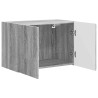 Meuble TV mural Gris Sonoma 59,5 x 31 x 40 cm Bois d'ingénierie 581377581377