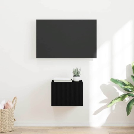 Meuble TV mural Noir 39 x 31 x 29,5 cm Bois d'ingénierie 581378581378