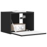 Meuble TV mural Noir 39 x 31 x 29,5 cm Bois d'ingénierie 581378581378