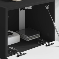 Meuble TV mural Noir 39 x 31 x 29,5 cm Bois d'ingénierie 581378581378