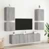 Meuble TV mural sonoma gris 40,5x30x40 cm bois d'ingénierie 581381581381