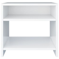 Table de chevet Blanc 40x30x40 cm Bois d'ingénierie 581383581383