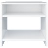 Table de chevet Blanc 40x30x40 cm Bois d'ingénierie 581383581383