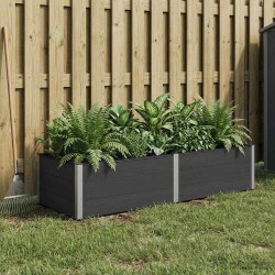 Jardinière surélevée Noir 250 x 100 x 54 cm 581384581384