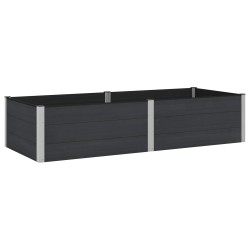 Jardinière surélevée Noir 250 x 100 x 54 cm 581384581384