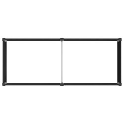 Jardinière surélevée Noir 250 x 100 x 54 cm 581384581384