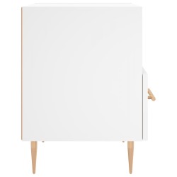 Table de chevet blanc 40x35x47,5 cm bois d’ingénierie 581391581391