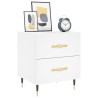 Table de chevet blanc 40x35x47,5 cm bois d’ingénierie 581393581393