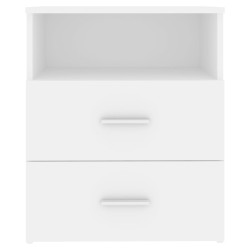 Table de chevet Blanc 50x32x60 cm 581394581394