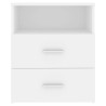 Table de chevet Blanc 50x32x60 cm 581394581394