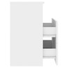 Table de chevet Blanc 50x32x60 cm 581394581394