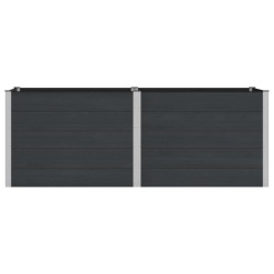 Jardinière surélevée Noir 250 x 100 x 91 cm 581397581397