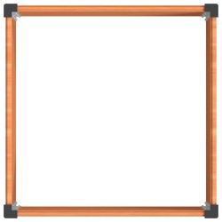Jardinière surélevée Marron 100 x 100 x 91 cm 581398581398