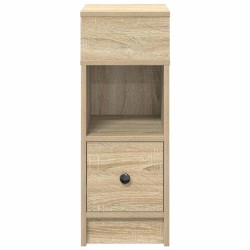 Table de chevet avec tiroir chêne sonoma 25x31x66 cm 581399581399