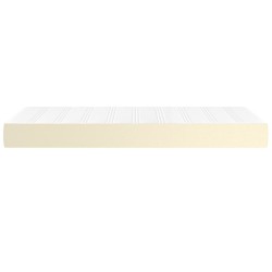 Matelas de lit à ressorts ensachés fermeté moyenne Crème 100x200x20 cm 581400581400