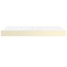 Matelas de lit à ressorts ensachés fermeté moyenne Crème 100x200x20 cm 581400581400