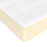 Matelas de lit à ressorts ensachés fermeté moyenne Crème 100x200x20 cm 581400581400