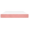 Matelas à ressorts ensachés 140 x 220 cm Rose 581404581404