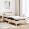 Matelas Blanc et Noir 80 x 200 cm Tissu jacquard 581406581406