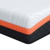 Matelas Blanc et Noir 80 x 200 cm Tissu jacquard 581406581406
