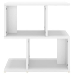 Table de chevet blanc 50x30x51,5 cm bois d'ingénierie 581407581407